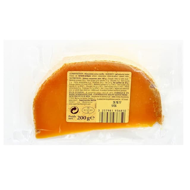 3257981936850 - Patrimoine Gourmand - Mimolette extra vieille