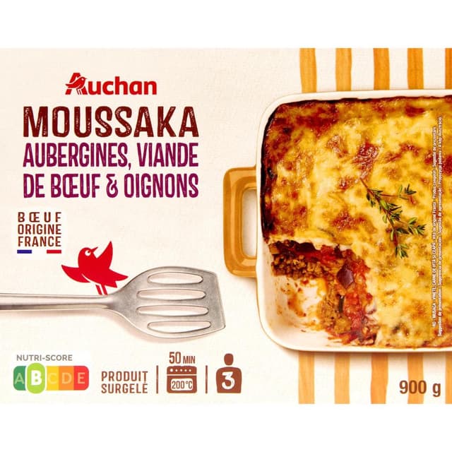 3596710547050 - Auchan - Moussaka boeuf