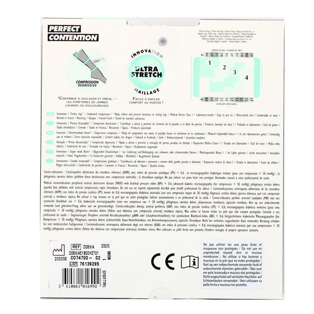 3610861817050 - Dim - Collant Voile Perfect Contention Noir 45D