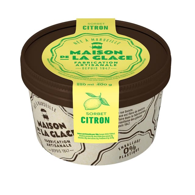 3760124197150 - Maison de la Glace - Sorbet citron