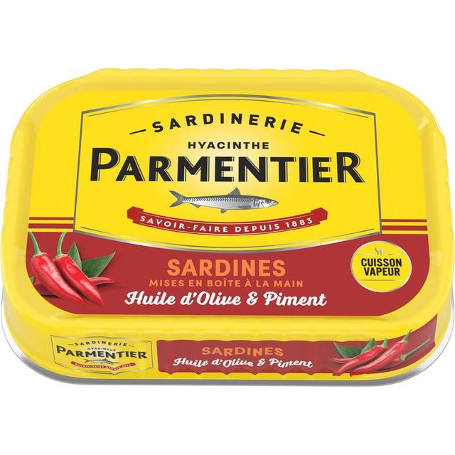 3019081238650 - Parmentier - Sardines à l'huile d'olive et piment