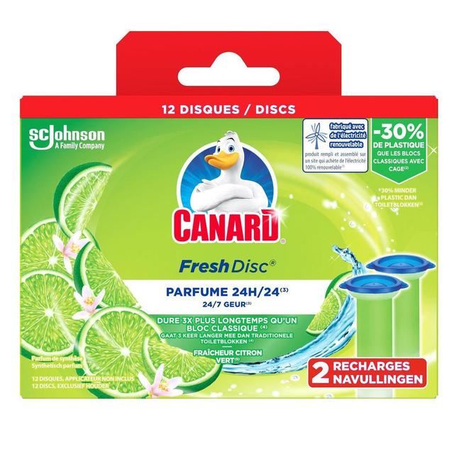 5000204328950 - Canard Fresh - Fresh Disc recharge citron vert 2x6 disques