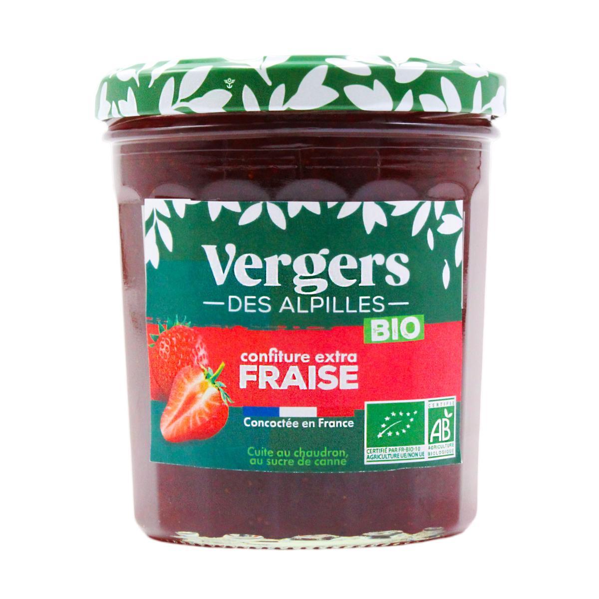 3452200009050 - Vergers des Alpilles - Confiture Extra Fraise Bio 