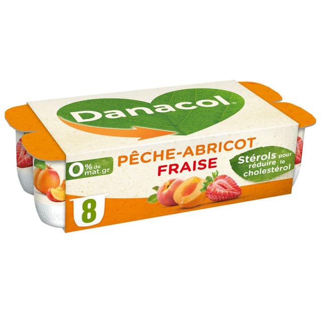3033490081751 - Danacol - Yaourt aux fruits 0%