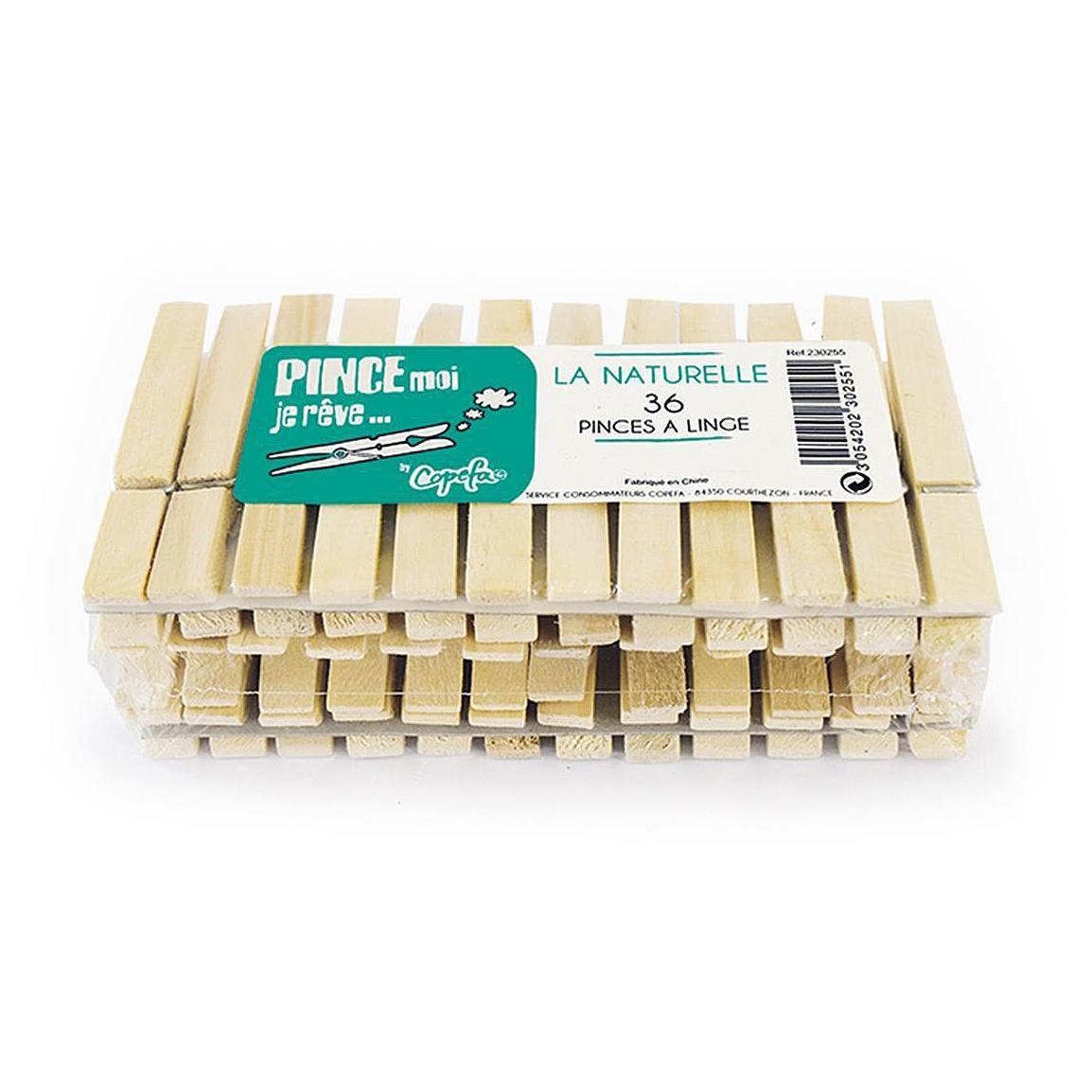 3054202302551 - Copefa - Pinces à linges en bois
