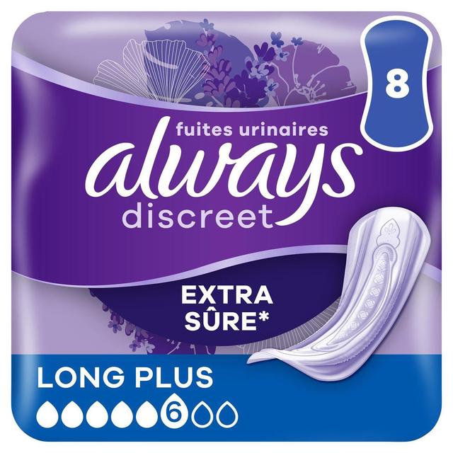 8700216252751 - Always Discreet - Serviette Long Plus pour fuite urinaire