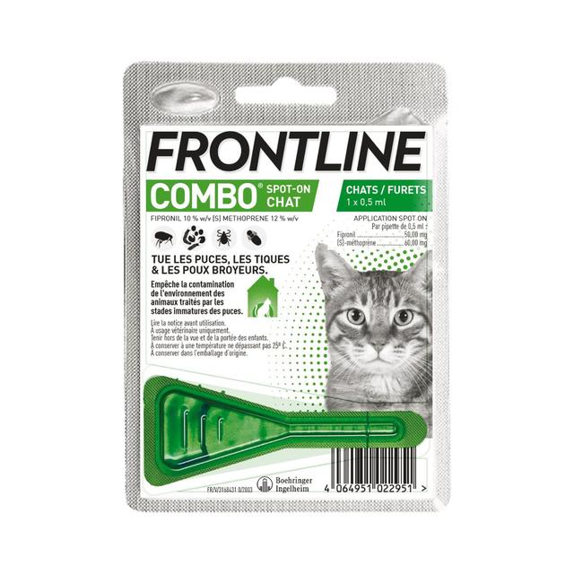 4064951022951 - Frontline - Pipette anti-tiques et anti-puces Combo Spot pour Chat