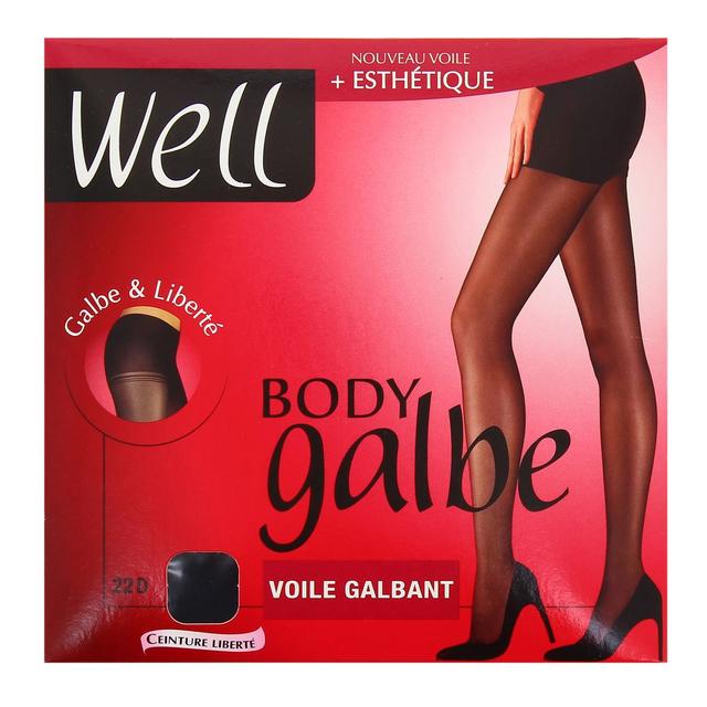 3174550493951 - Well - Collant T3 Body Galbe shorty liberté Noir