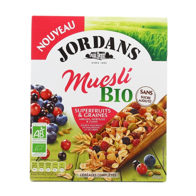 5010477354051 - Jordans - Muesli superfruits et graines bio 