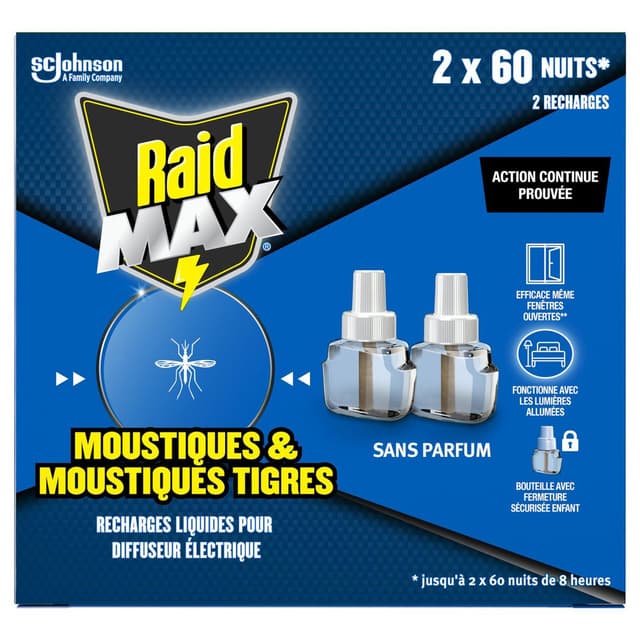 5000204335651 - Raid Max - Anti-Moustiques Répulsif Recharge