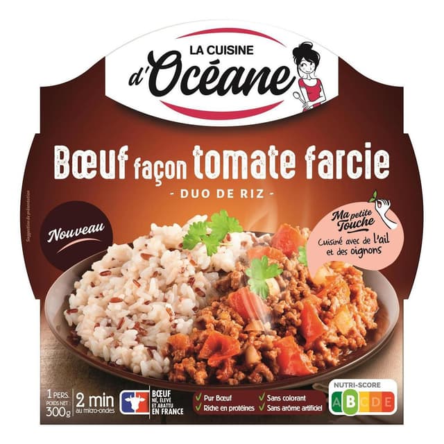 3188720005851 - La Cuisine d'Océane - Boeuf Façon Tomate Farcie et Duo de Riz