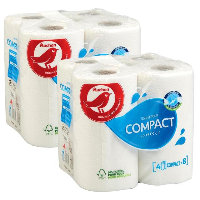 2050000407451 - Auchan - Essuie-tout super absorbant compact