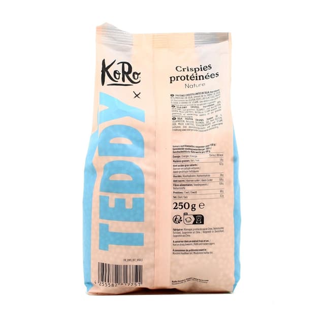 4255582817751 - Koro - Céréales Crispies Protéinées au cacao x Teddy Riner