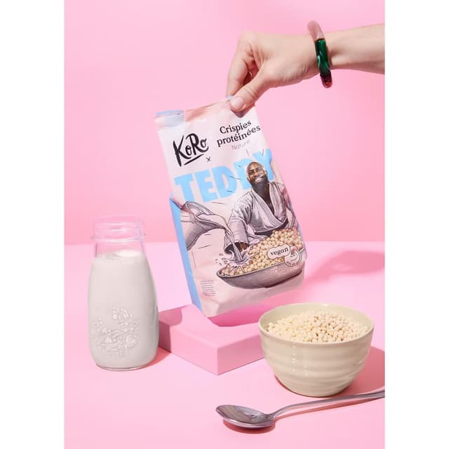 4255582817751 - Koro - Céréales Crispies Protéinées au cacao x Teddy Riner