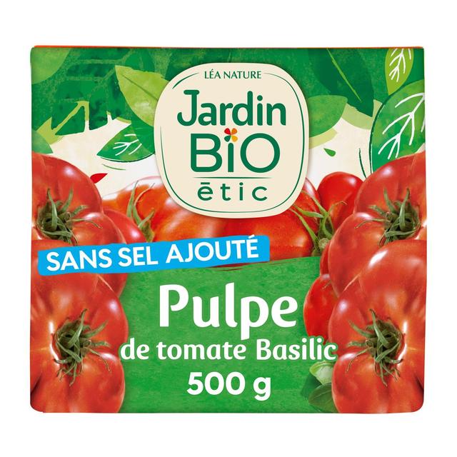 3760020508951 - Jardin Bio Etic - Pulpe de tomates Basilic Bio Sans Sel Ajouté
