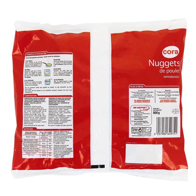 3257980649751 - Cora - Nuggets de poulet 