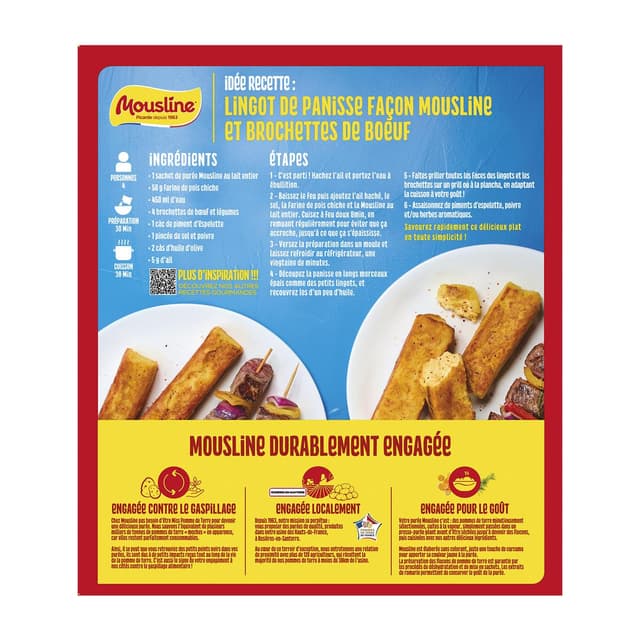 3760381261052 - Mousline - Purée au Lait entier 