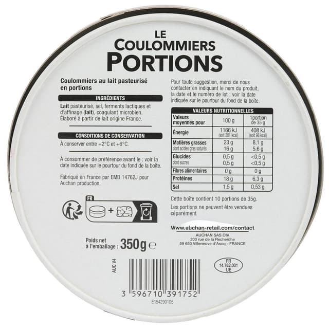 3596710391752 - Auchan - Coulommiers