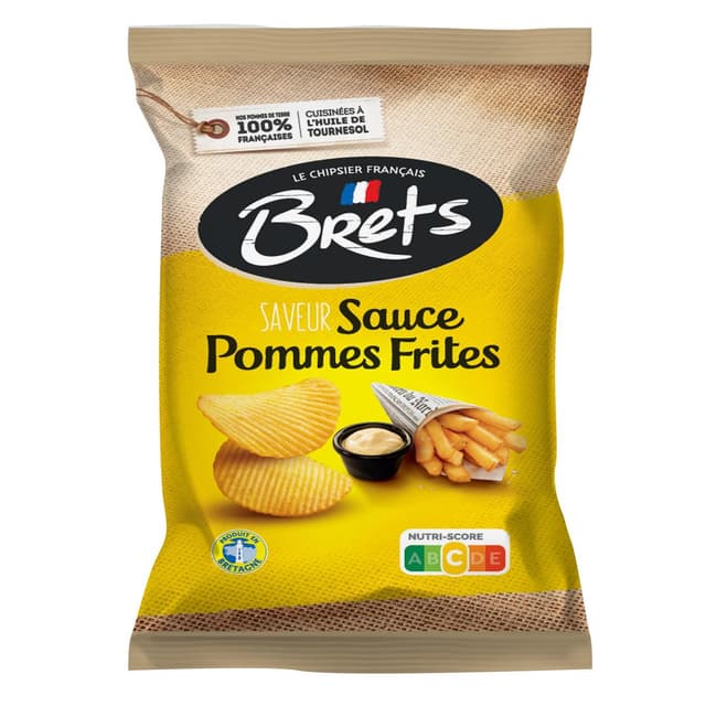 3497917002352 - Bret's - Chips ondulées saveur pommes frites