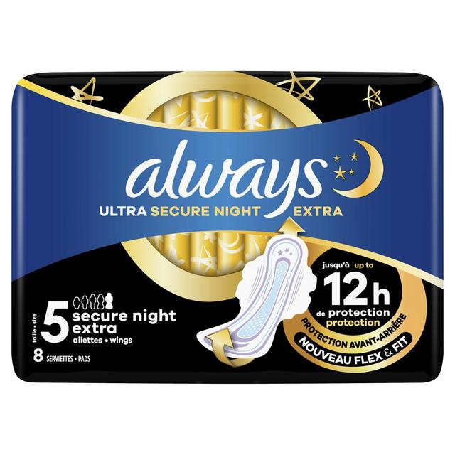 8006540822852 - Always - Serviettes ultra securite night extra