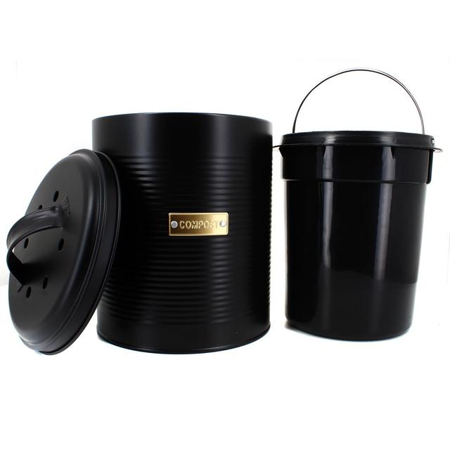 5010853266152 - Typhoon - Poubelle de table noir