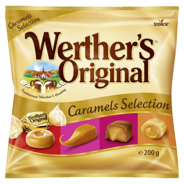 4014400937152 - Werther's Original - Assortiment de bonbons au caramel enrobés de chocolat au lait