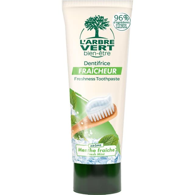 3450601040153 - L'Arbre Vert Bien-Etre - Dentifrice fraîcheur à l'extrait de menthe