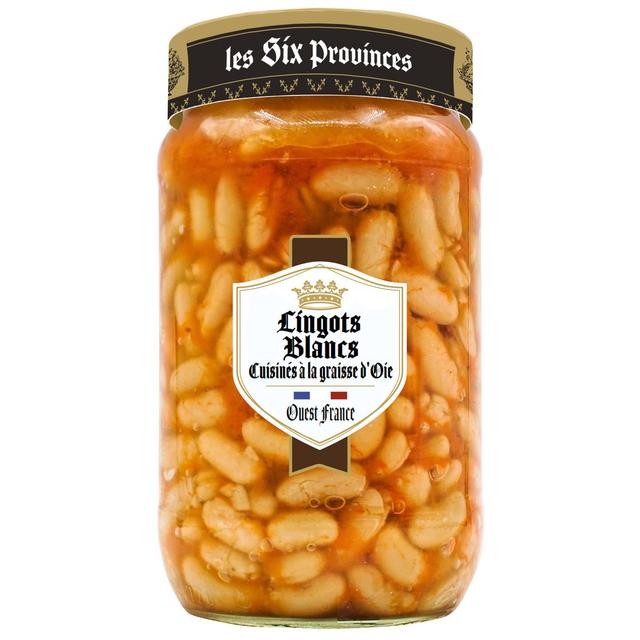 3760049550153 - Les Six Provinces - Haricots Lingots Blancs Cuisinés à la Graisse d'Oie