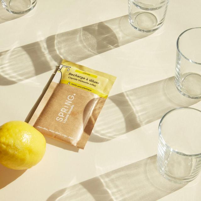 3760313230453 - Spring - Recharge liquide vaisselle Citron