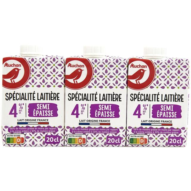 3596710470853 - Auchan - Spécialité laitière semi épaisse 4%mg UHT