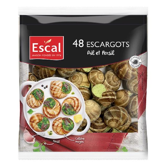 3261080912653 - Escal - 48 escargots moyens à la Bourguignonne - Taille 4