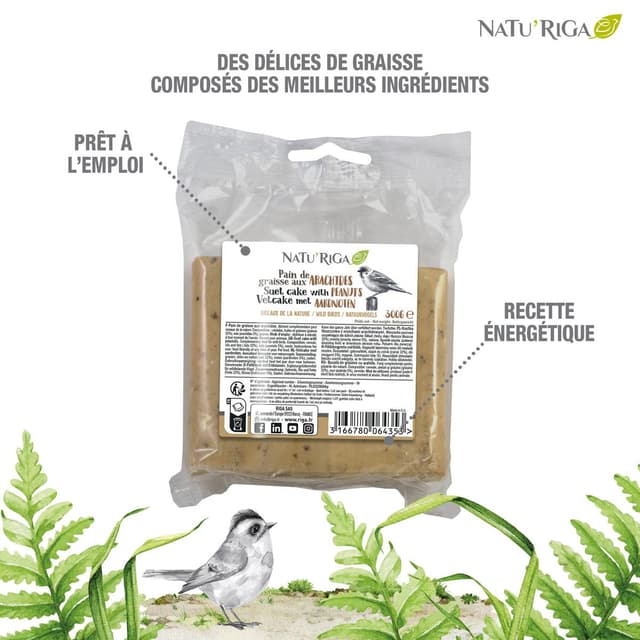 3166780064353 - Riga Natu'Riga - Pain de Graisse aux Arachides