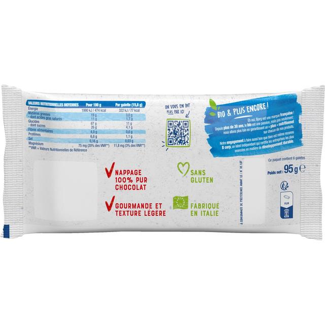 3229820784953 - Bjorg - Galettes de maïs chocolat noir bio