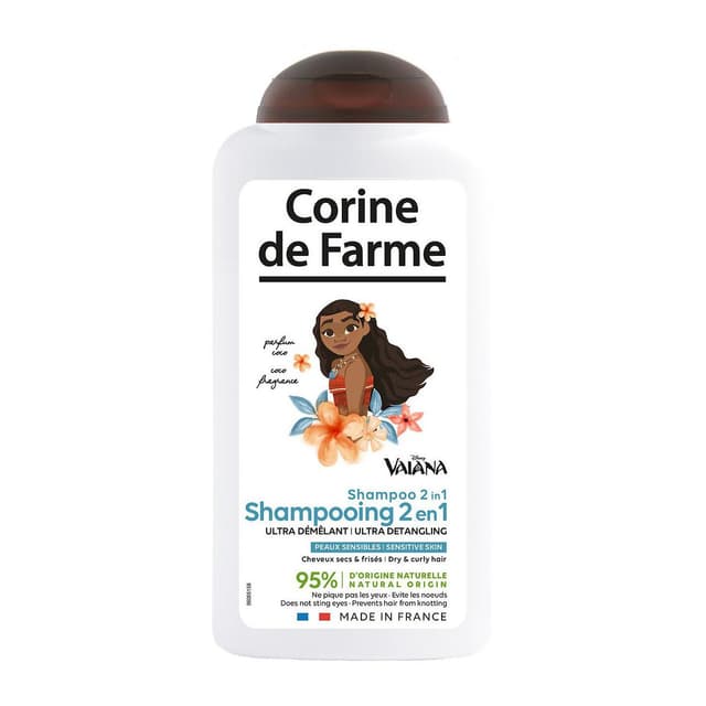 3468080155053 - Corine de Farme - Shampooing ultra démêlant 2en1 Vaiana peaux sensibles