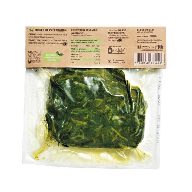 3760150675653 - Ferme Vermersch - Epinards en branches Cuits