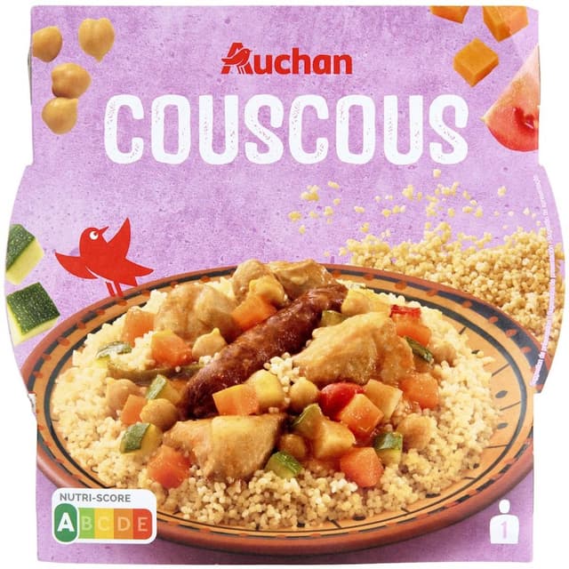 3596710536153 - Auchan - Couscous en barquette cuisson rapide