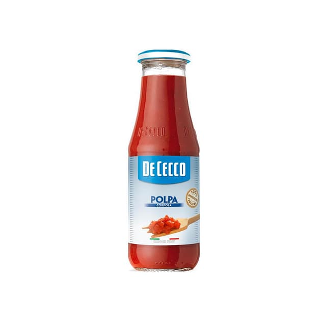 8001250009753 - De Cecco - Pulpe de tomate au naturel - Polpa