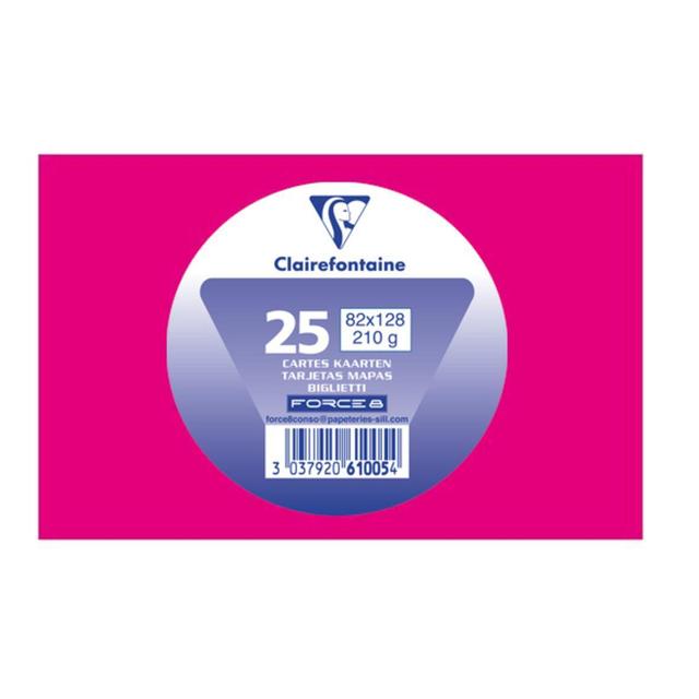 3037920610054 - Clairefontaine - 25 Cartes de visite rose