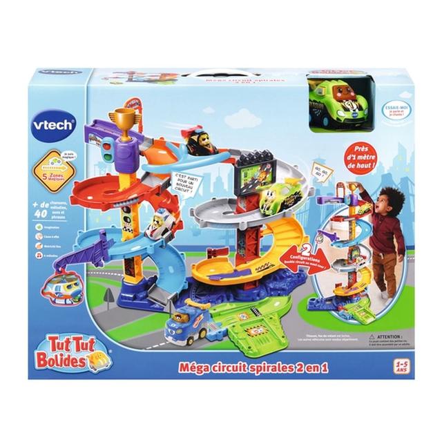 3417765350054 - Tut Tut bolides - Vtech - Mega circuit spirales 2 en 1- Tut tut bolides