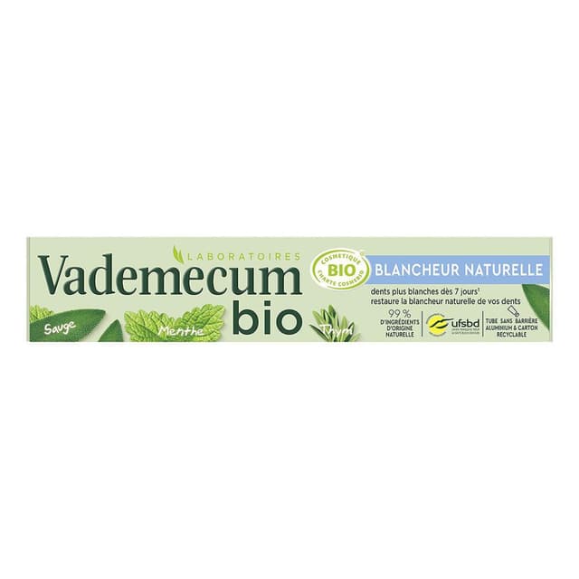 4068883000254 - Vademecum - VADEMECUM Dentifrice blancheur naturelle