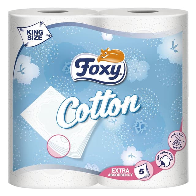 8008260001654 - Foxy - Papier toilettes blanc