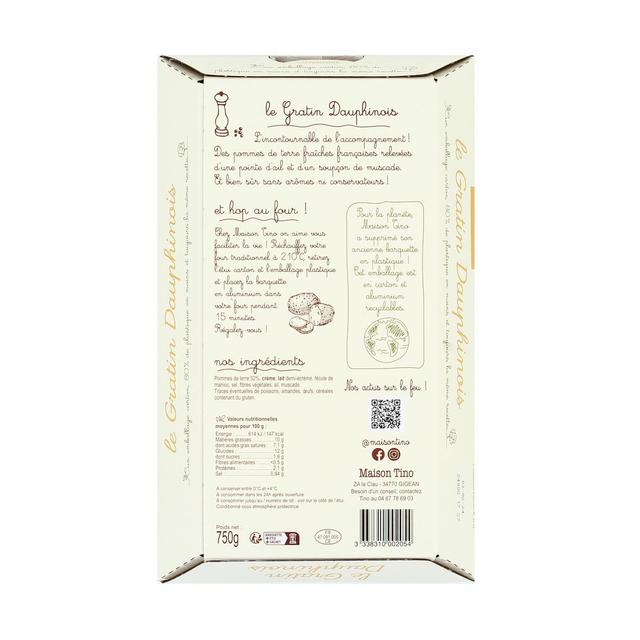 3338310002054 - Maison Tino - Gratin Dauphinois