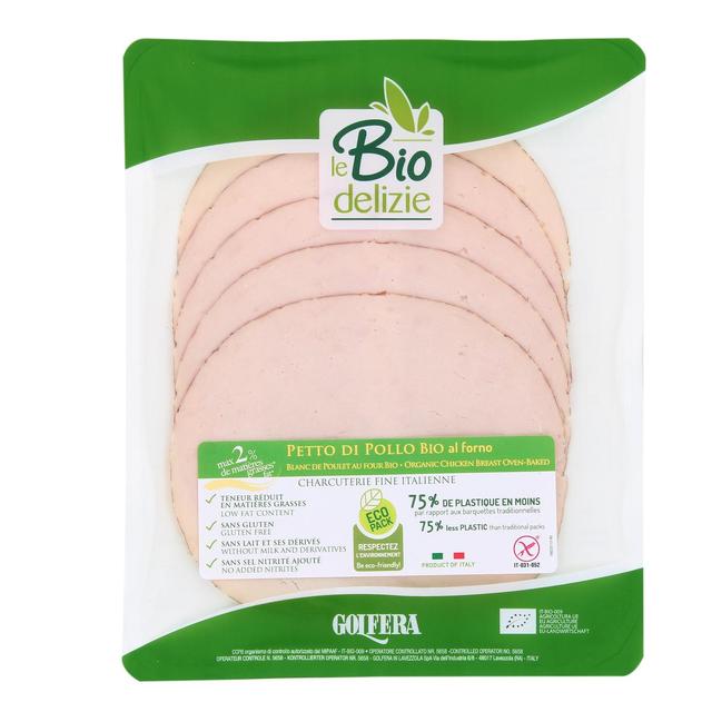 8008481732054 - Le Biodelizie Di Golfera - Blanc de Poulet Tranché Cuit au Four, Sans Gluten, Bio