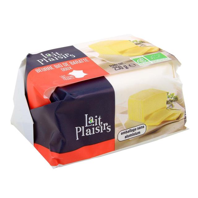 3760099532154 - Lait Plaisirs - Beurre Doux de Baratte, Bio