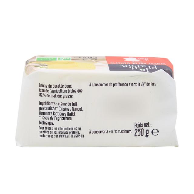 3760099532154 - Lait Plaisirs - Beurre Doux de Baratte, Bio