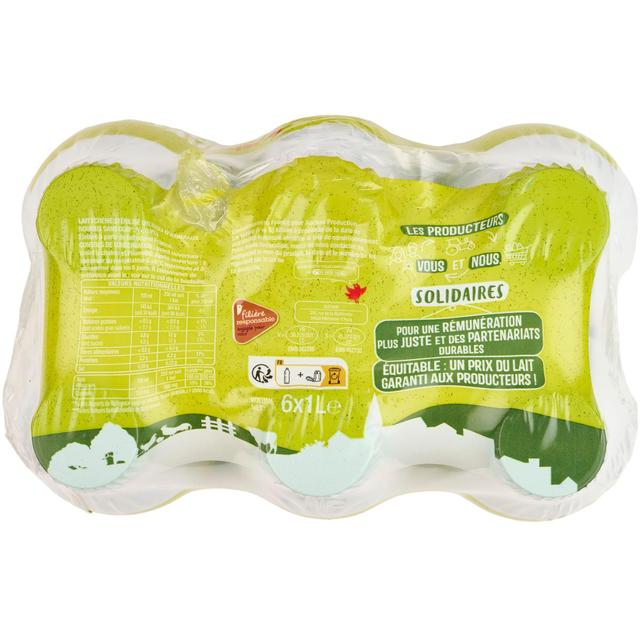 3596710462254 - Auchan Solidaires - Lait écrémé équitable UHT