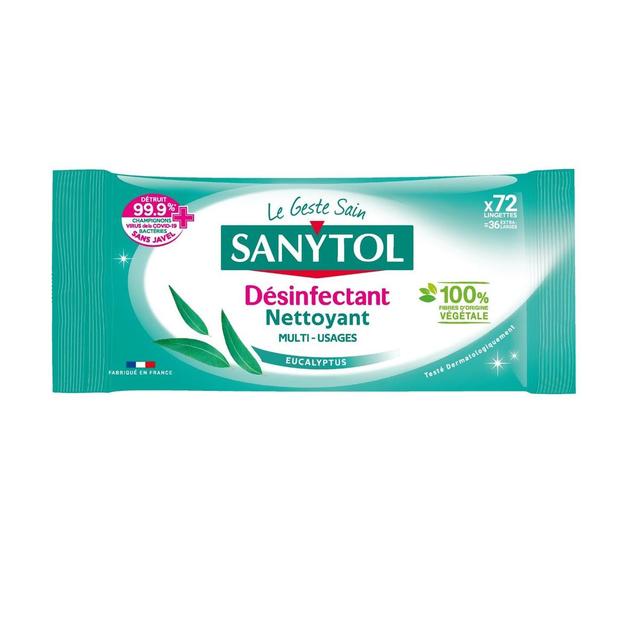 3045206313254 - Sanytol - Lingettes désinfectantes multi usages
