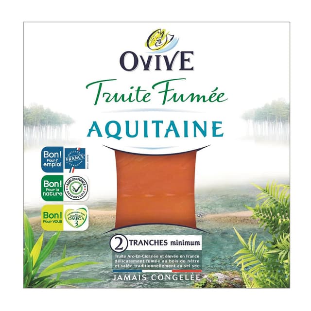 3392780003454 - Ovive - Truite fumée d'Aquitaine