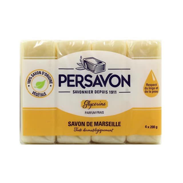 3700593603554 - Persavon - Savon de Marseille glycériné parfum frais