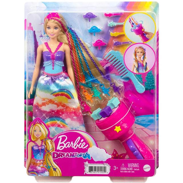 0887961914054 - Barbie - Mattel - Poupée Princesse Tresses Magiques -GTG00 - Barbie Dreamtopia